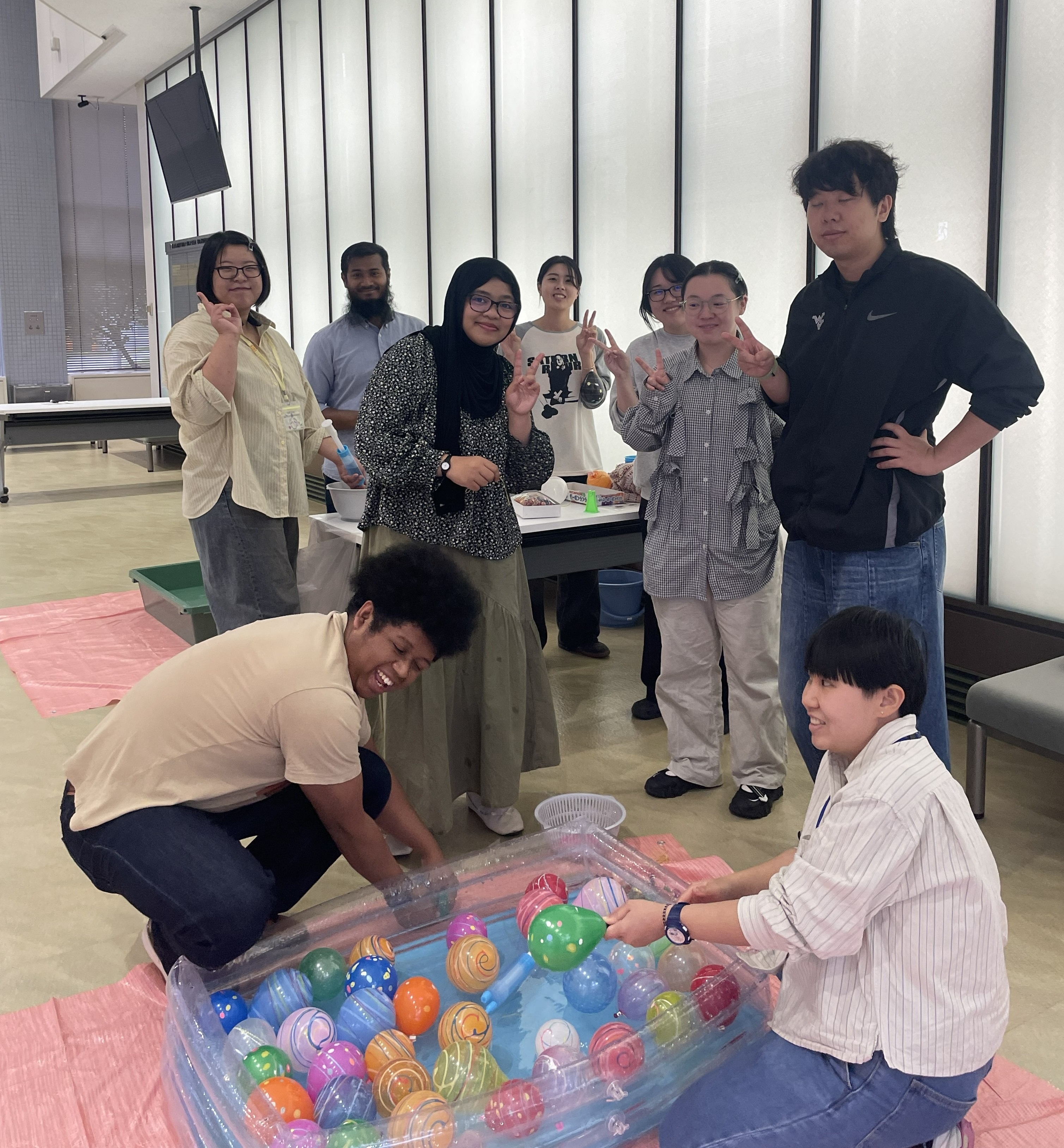 ヨーヨー釣りの様子